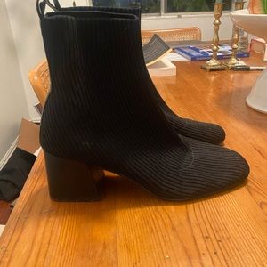 Black sock boots